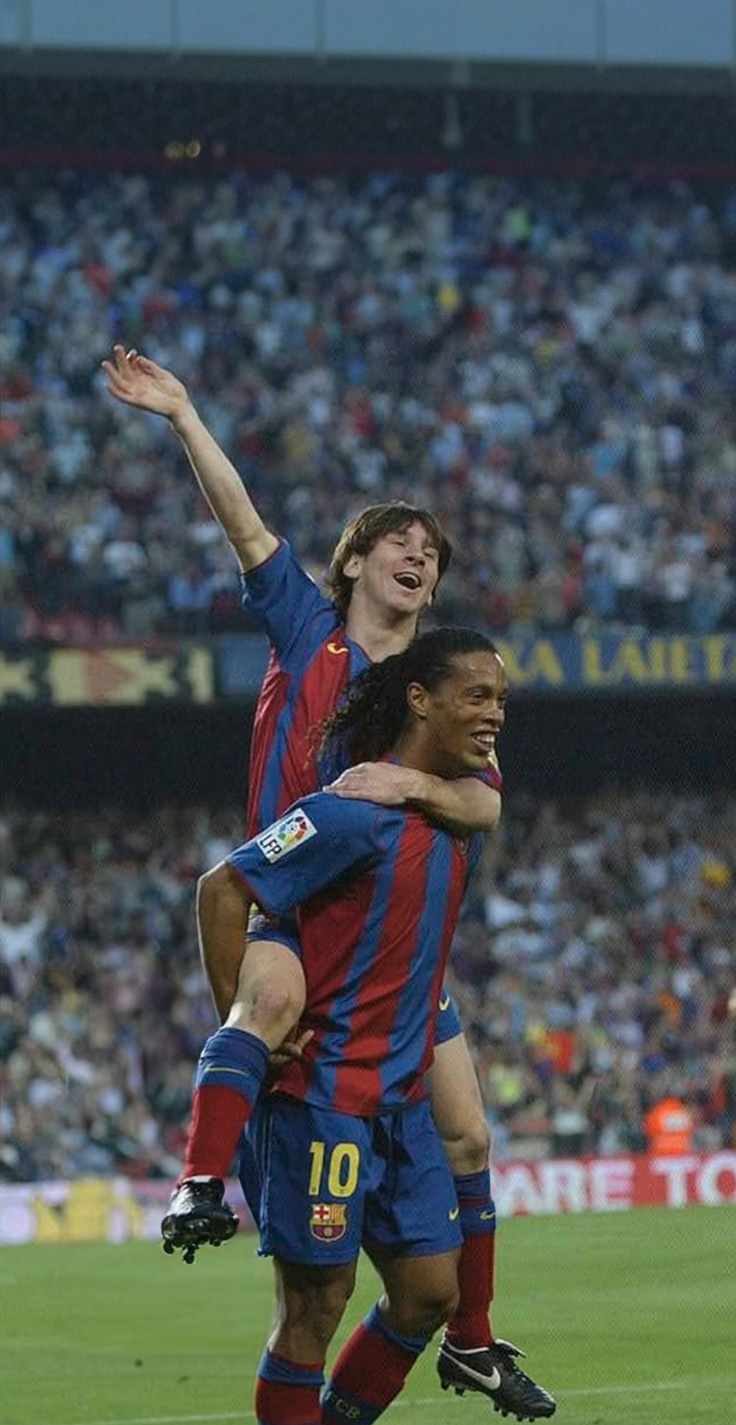 Carcasa Messi y Ronaldinho